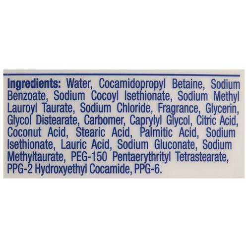 Ingredients 1, Triple Hydrate Body Wash 1L