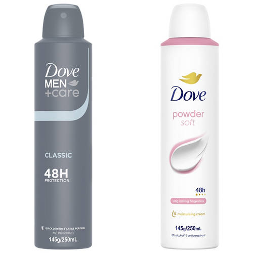 Group 1, APD Aerosol Twin Pack for Men or Women 2 x 145g