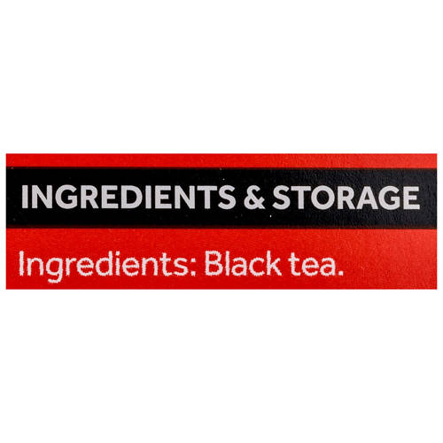 Ingredients 1, Yorkshire Tea 100 Pack