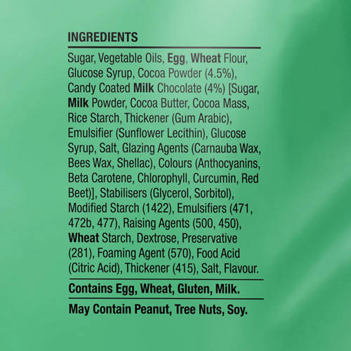 Ingredients 1, Astro Brownies 8 Pack