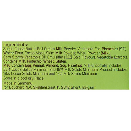 Ingredients 1, Dubai Inspired Chocolate Pralines 132g