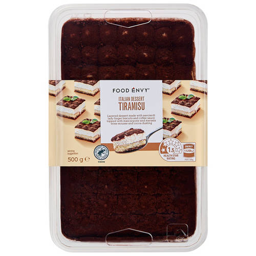 Front shot 3, Tiramisu Dessert 500g