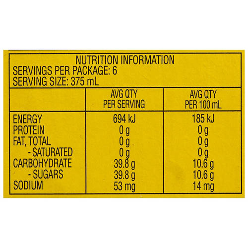 Nutrients 1, Solo 6 Pack  375ml