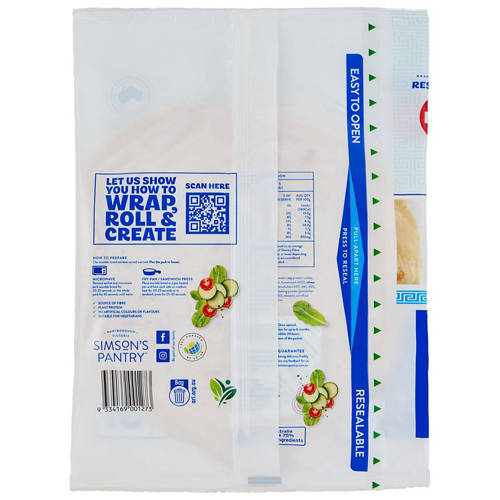 Front shot 2, High Protein Souvlaki Wraps 5 Pack