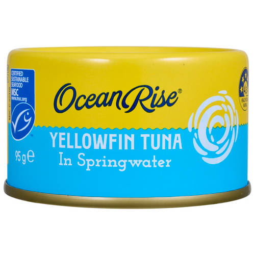 Front shot 2, Yellowfin Tuna in Springwater 95g