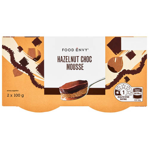 Front shot 3, Hazelnut Choc Mousse 2 Pack