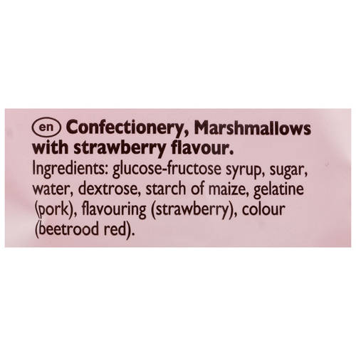 Ingredients 1, Cadillacs Marshmallows 250g