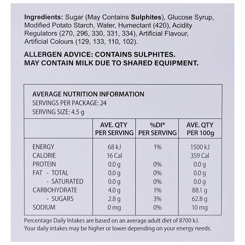 Ingredients 1, Sour Advent Calendar 108g