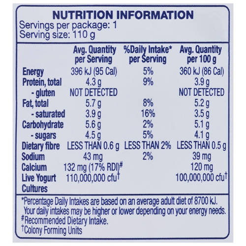Nutrients 1, No Added Sugar Strawberry Yogurt Pouch 110g