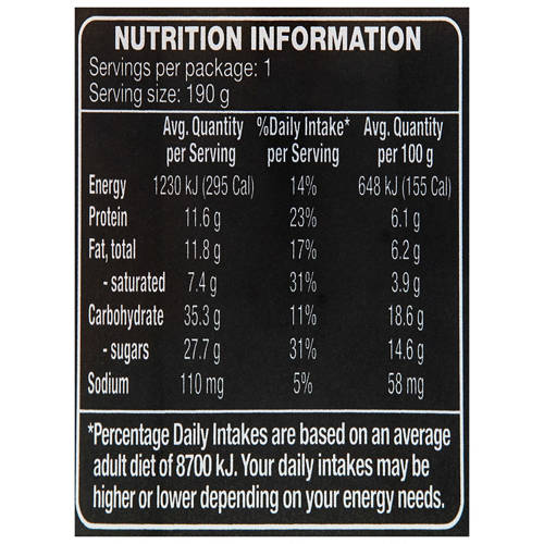 Nutrients 1, Indulgent Apple Delight Greek Yogurt 190g