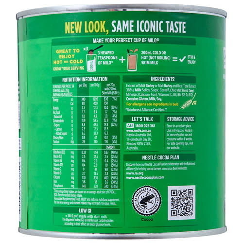 Front shot 3, Milo 680g