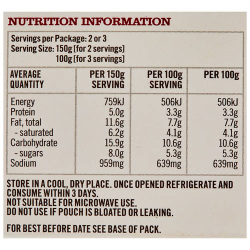 Nutrients 1, Butter Chicken Meal Kit 300g
