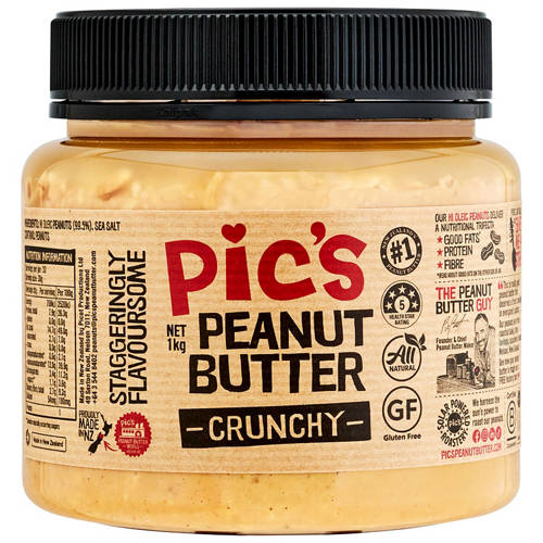 Front shot 2, Peanut Butter Crunchy 1kg