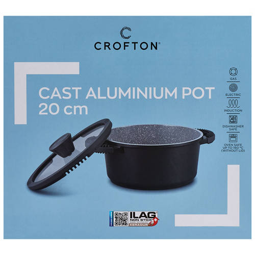 Front shot 3, Cast Aluminium Pot 20cm