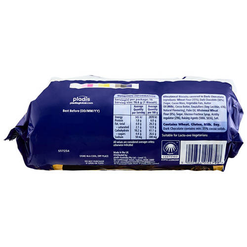 Front shot 2, Digestives Dark Chocolate 266g