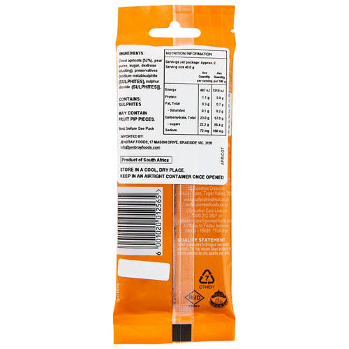 Front shot 2, Dried Apricot Mixed Fruit Roll 80g