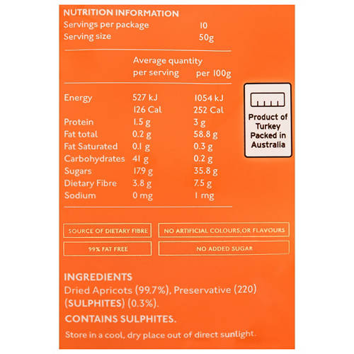 Nutrients 1, Turkish Apricots 500g