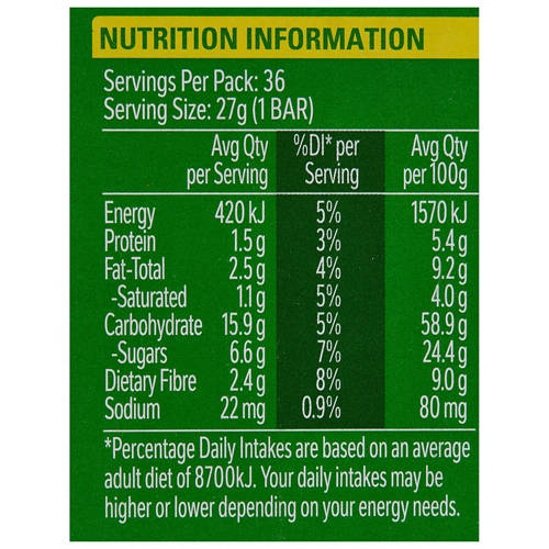 Nutrients 1, Dipped Snack Bars 36 Pack