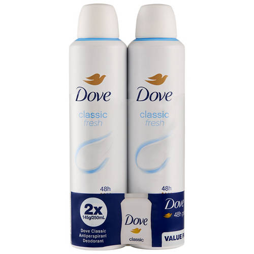 Front shot 1, Antiperspirant Aerosol Deodorant 2x145g