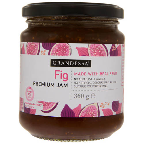 Front shot 2, Premium Fig Jam 360g