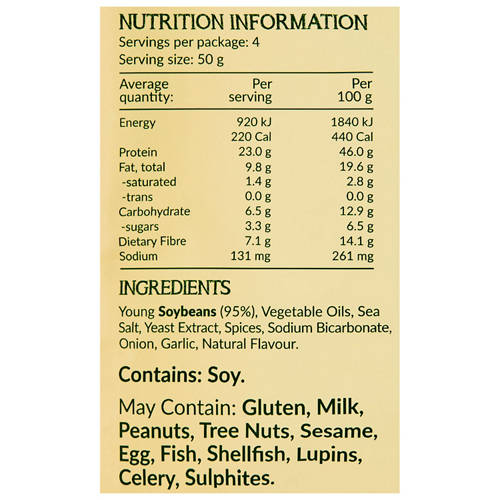 Nutrients 1, Roasted Edamame 200g