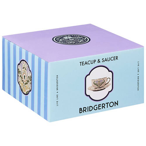 Front shot 2, Bridgerton Tea Cup & Saucer