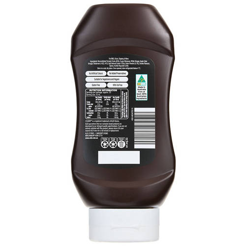 Front shot 2, Smokey BBQ Sauce 500mL