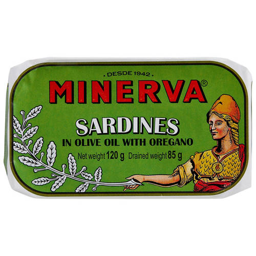 Front shot 2, Olive Oil with Oregano Sardines 120g