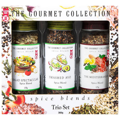 Front shot 1, Assorted Trio of Spice Pack 355g