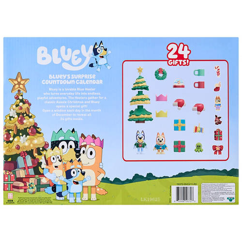 Front shot 3, Bluey Advent Calendar