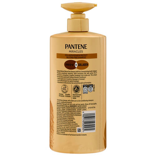 Front shot 2, Miracles Collagen Repair & Protect Shampoo or Conditioner 600/650ml