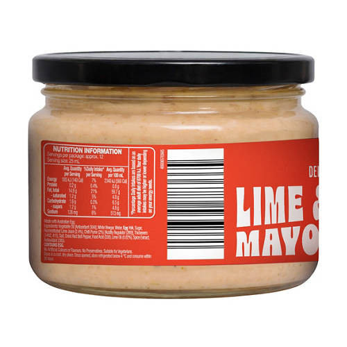 Front shot 2, Lime Chilli Mayonnaise 300ml