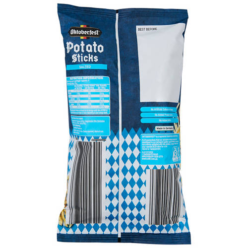 Front shot 2, Potato Sticks Salted 125g