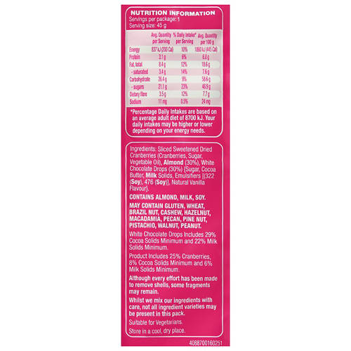 Nutrients 1, On The Go Trail Mix 45g