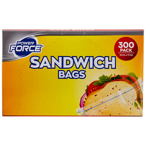 Front shot 3, Sandwich Bags 300 Pack