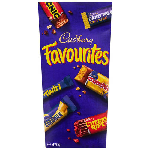 Front shot 2, Cadbury Favourites 470g