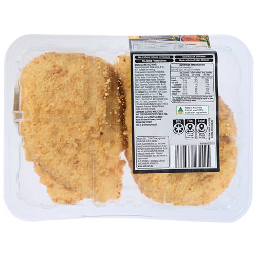 Front shot 2, Chicken Breast Schnitzel Crunchy Homestyle 4 Pack 600g