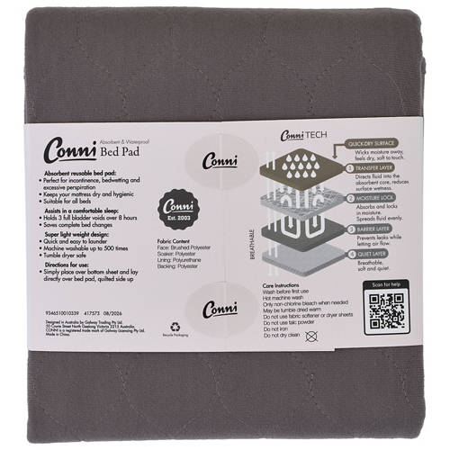 Front shot 3, Absorbent and Waterproof Bed Pad