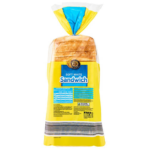 Front shot 2, White Sandwich Sliced Bread 650g