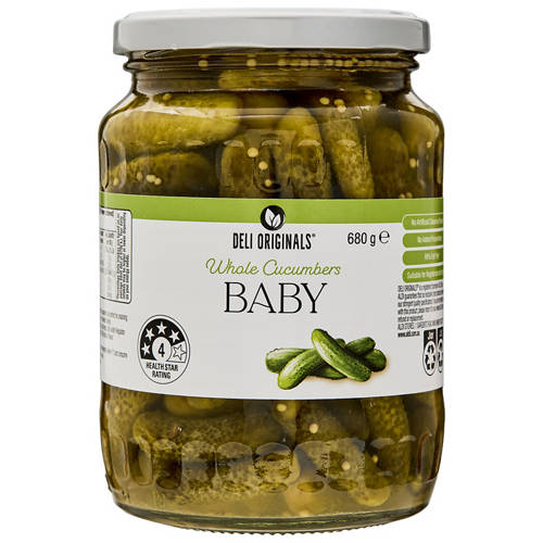 Front shot 2, Baby Cucumbers 680g