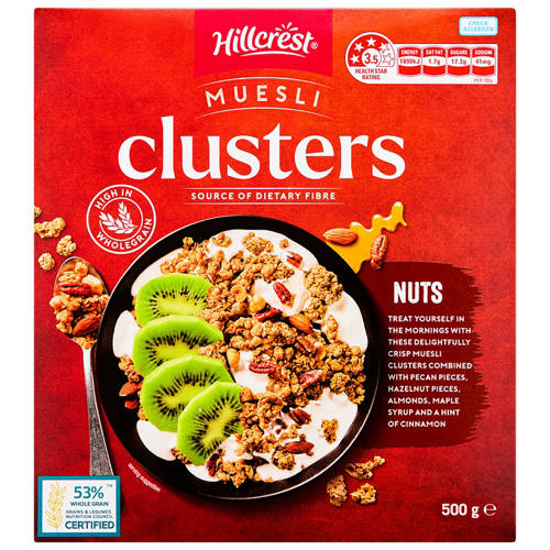 Front shot 2, Muesli Cluster Nut 500g