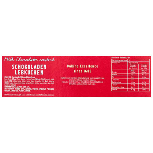 Nutrients 1, Hearts & Stars Shaped Gingerbread Milk Chocolate 500g