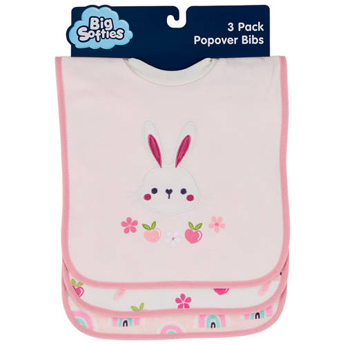 Front shot 2, Infant Bibs 3 Pack