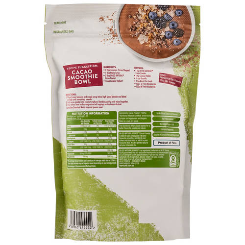 Front shot 2, Cacao Powder 250g