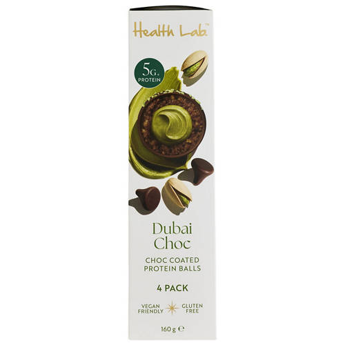 Front shot 2, Dubai Choc Protein Balls 4 Pack 160g