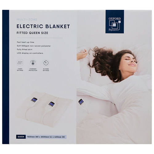 Front shot 3, Electric Blanket Queen Size