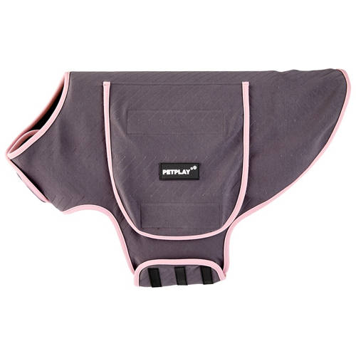 Calming Dog Jacket Grey/Pink