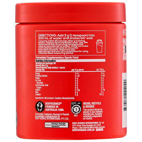 Front shot 3, Pure Creatine 200g