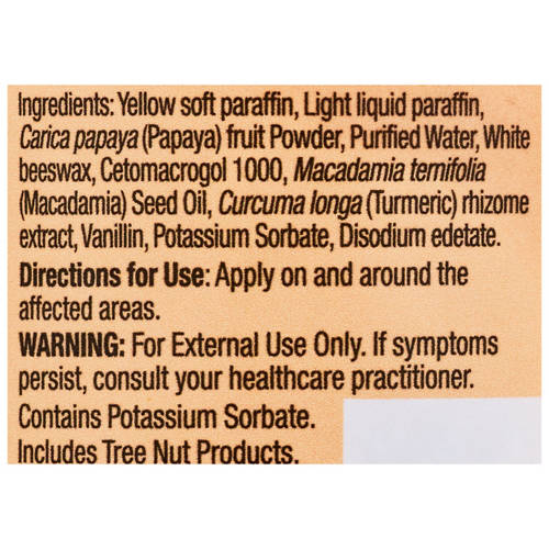 Ingredients 1, Ointment Tubs 80g