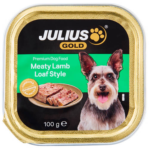 Front shot 2, Meaty Lamb Loaf Style Premium Dog Food 100g